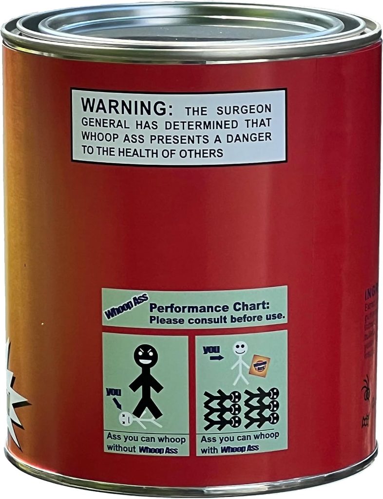 Whoop Ass Extra Strength! | Original Can of Whoop Ass | Awesome Gag Gifts